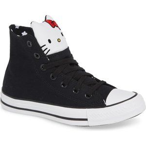NIB Hello Kitty x Converse High Tops Size 9.5